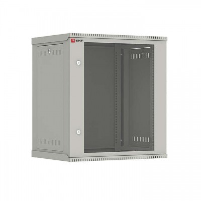 Шкаф телекоммуникационный настенный разборный 12U (600х450) дверь стекло PROxima EKF ITB12G450DE