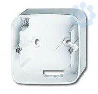 Коробка 1 пост для открытого монтажа alpha nea бел. глянцевый ABB 1799-0-0436