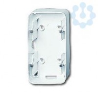 Коробка 2 поста для открытого монтажа alpha nea бел. глянцевый ABB 1799-0-0451