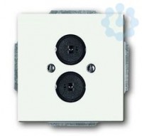 Плата центральная 2-разъема для LS solo/fut. бел. бархат ABB 2CKA001723A0260