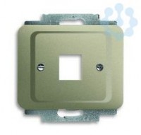 Плата центральная для 1-го разъема Modular Jack (артикулы 0210 0211 и 0219) alpha exclusive палладий ABB 1710-0-3314