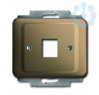 Плата центральная для 1-го разъема Modular Jack (артикулы 0210 0211 и 0219) alpha nea бронза ABB 1753-0-3924