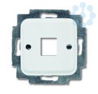 Плата центральная для 1-го разъема Modular Jack (артикулы 0210 0211 и 0219) Reflex SI альп. бел. ABB 2CKA001753A3833