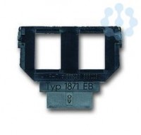 Суппорт (цоколь) для 2-х разъемов AMP кат. 3 (6 или 8п) ABB 2CKA001764A0273