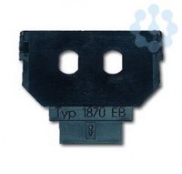 Суппорт (цоколь) для 2-х разъемов Simplex ST ABB 2CKA001764A0216