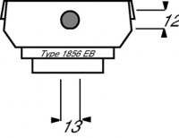 Суппорт (цоколь) для штекера BNC/TNC ABB 2CKA001764A0075