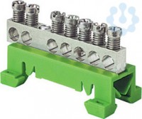 Колодка распред. DIN 3 (12 винтов х 10кв.мм) син. ABB 1SNA356102R0300