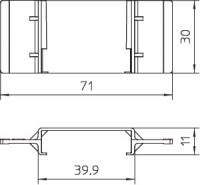 Держатель УЗИП установочный USM-A-TW OBO 5092470