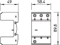 Основание УЗИП 2+NPE MB 2+NPE OBO 5096655