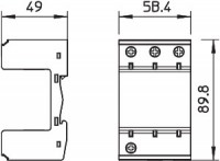 Основание УЗИП 3 пол. MB 3 OBO 5096665