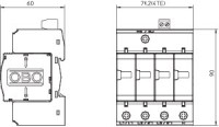 Устройство защиты от импульсных перенапр. УЗИП для силовых сетей 4 пол. (Класс II) 280В V20-C 4+FS-280 OBO 5094734