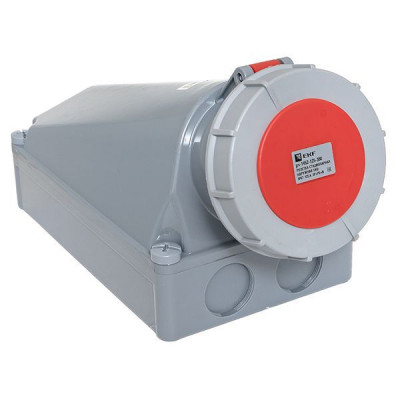 Розетка стационарная наружная 1452 3Р+РЕ+N 125А 380В IP67 PROxima EKF ps-1452-125-380