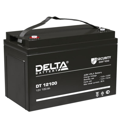 Аккумулятор ОПС 12В 100А.ч Delta DT 12100