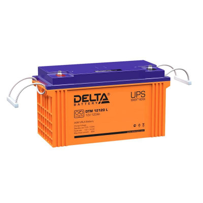 Аккумулятор UPS 12В 120А.ч Delta DTM 12120 L