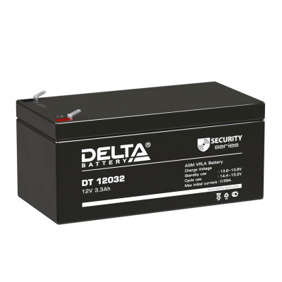 Аккумулятор ОПС 12В 3.3А.ч Delta DT 12032
