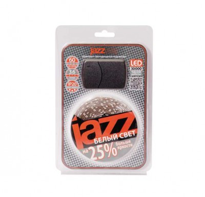 Комплект ленты светодиод. 3528/60 3.6м IP20 (WH) бел. блист. JazzWay 4897062852953