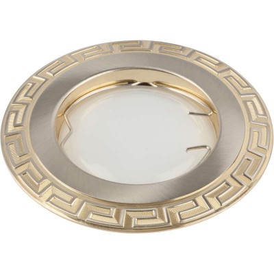 Светильник декоративный встраиваемый DLS-A103 GU5.3 CHROME+GOLD 