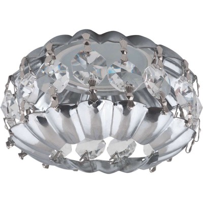 Светильник декоративный встраиваемый DLS-F103 GU5.3 CHROME/CLEAR 