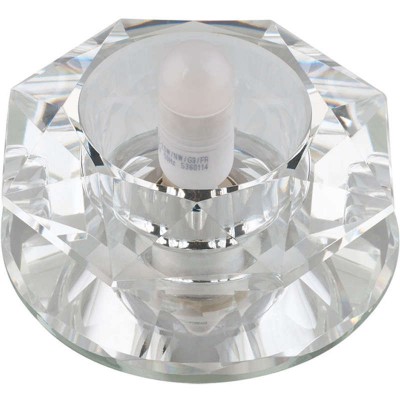 Светильник декоративный встраиваемый DLS-F112 G9 GLASSY/CLEAR 