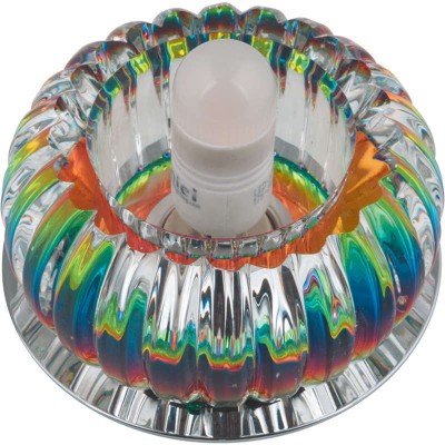 Светильник декоративный встраиваемый DLS-F115 G9 CHROME/COLOUR 