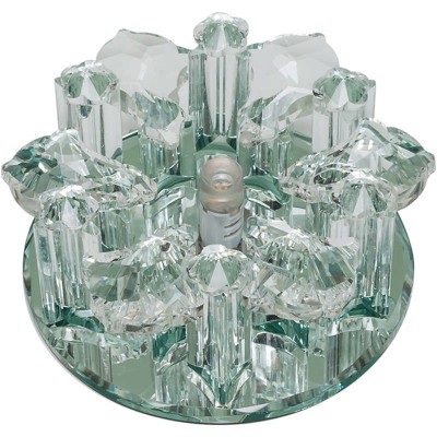 Светильник декоративный встраиваемый DLS-F121 G4 GLASSY/CLEAR 