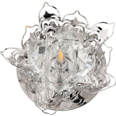 Светильник декоративный встраиваемый DLS-F128 G4 CHROME/CLEAR 