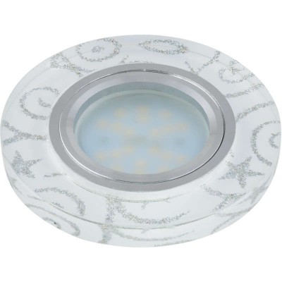 Светильник декоративный встраиваемый DLS-P202 GU5.3 CHROME/WHITE 