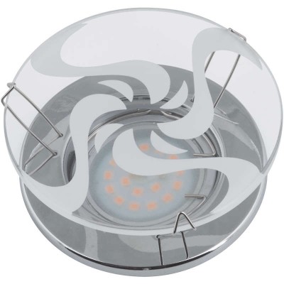 Светильник декоративный встраиваемый DLS-S201 GU5.3 CHROME/WHITE 