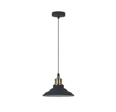Светильник PL-600 С67 подвес. LOFT 1хE27 40Вт 230В черн.+старин. медь Camelion 13092