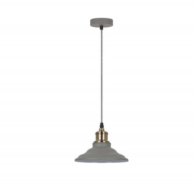 Светильник PL-600 С68 подвес. LOFT 1хE27 40Вт 230В сер.+старин. медь Camelion 13093