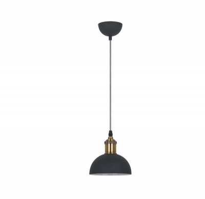 Светильник PL-601S С67 подвес. LOFT 1хE27 40Вт 230В черн.+страрин. медь Camelion 13100
