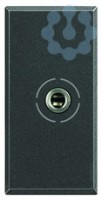 Аудиоразъем Jack 3.5мм Axolute антрацит Leg BTC HS4280