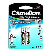 Элемент питания алкалиновый AAA/LR03 1.5В Digi LR03-BP2DG BL-2 (блист.2шт) Camelion 9279
