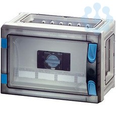 Корпус пластиковый 180х270х186 ручное запирание сер. с прозр. дверью FP 5103 HENSEL 68000110
