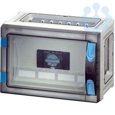 Корпус пластиковый 180х270х186 ручное запирание сер. с прозр. Дверью FP 5104 HENSEL 68000111