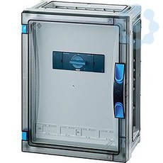 Корпус пластиковый 360х270х186 ручное запирание сер. с прозр. дверью FP 5202 HENSEL 68000186