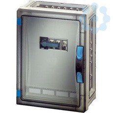 Корпус пластиковый 360х270х186 ручное запирание сер. с прозр. дверью FP 5211 HENSEL 68000031