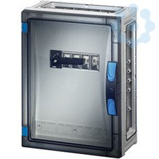 Корпус пластиковый 360х270х186 ручное запирание сер. с прозр. дверью FP 5213 HENSEL 68000112