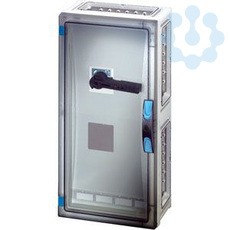 Корпус пластиковый 360х270х186 ручное запирание сер. с прозр. дверью FP 5312 HENSEL 68000032
