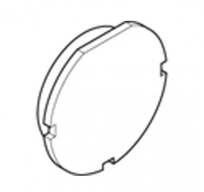 Колпачок с текстом для кнопок с подсветкой и ламп KTC1-9009 ABB 1SFA616901R9009