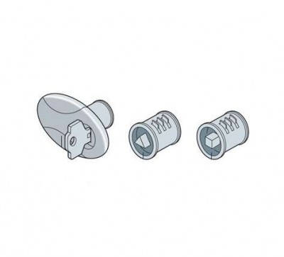 Замок квадрат. для шкафов Gemini ABB 1SL0339A00