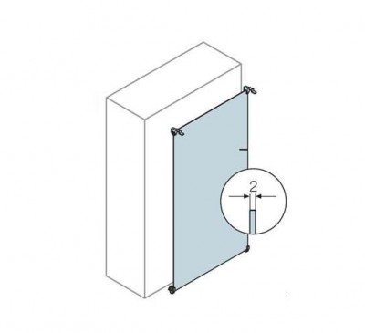 Плата монтажная стальная для шкафа GEMINI (размер 2) ABB 1SL0260A00