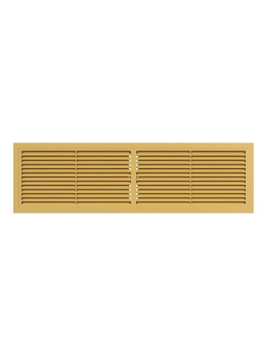 Решетка вентиляционная РП фланец 432х117 переточная 455х133 пластик Beige ERA 4513РП беж