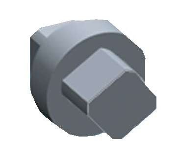 Замок 8мм под 4-гранный ключ ABB ZH136