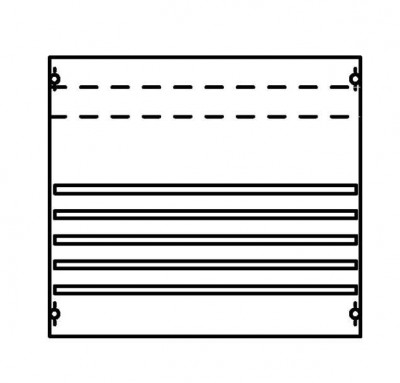 Панель с шинами 5х250А ABB 2V002A