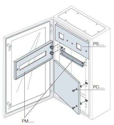 Панель глухая 200х400мм ABB PC1406K