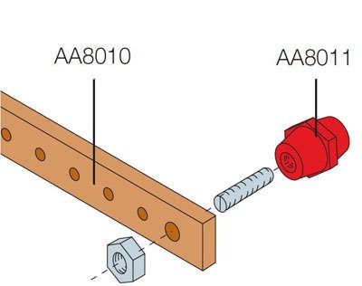 Изолятор шины (уп.5шт) ABB AA8011