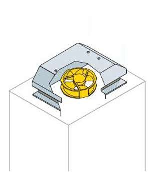 Кожух с вентилятором на крышу 115В-50Гц IP43 ABB EN0482K