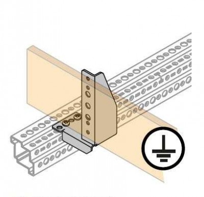 Держатель для шины PE (уп.2шт) ABB 1STQ001554B0000