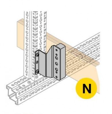 Держатель для шины N (уп.2шт) ABB 1STQ001555B0000